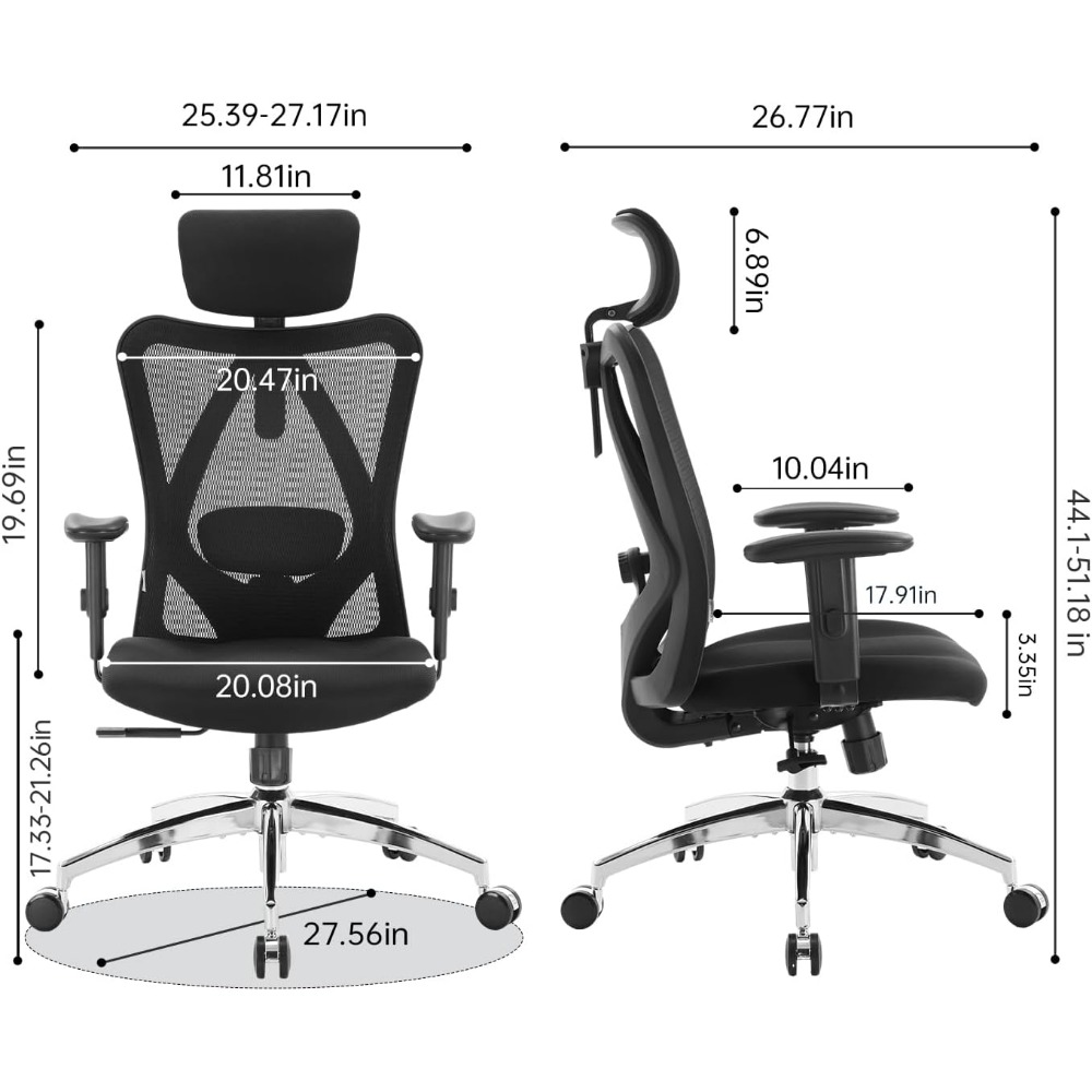 Ergonomic Mesh Desk Chair with - Ergonomic Office Chair review and price
