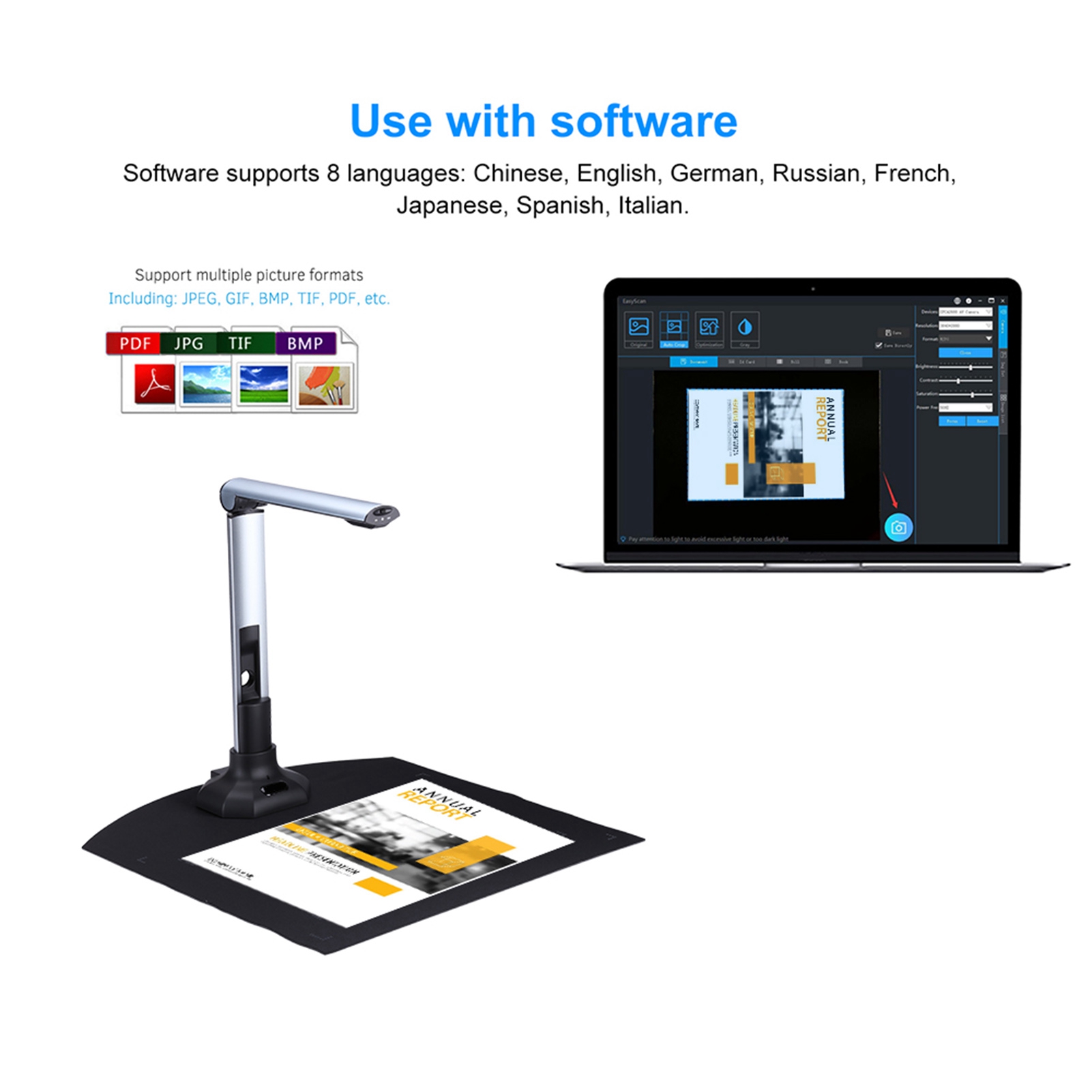 Document Scanner 10MP HD Folda - Document Scanner Portable review and price