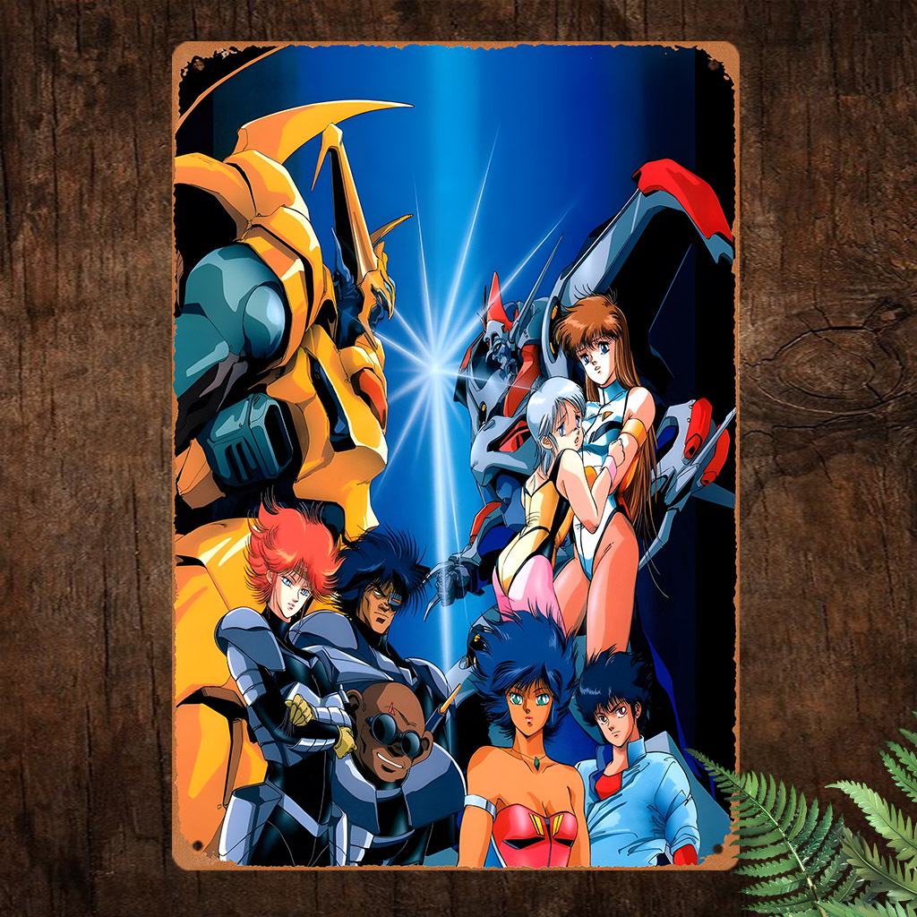 Vintage Anime-Inspired Metal A - Home Office Or review and price