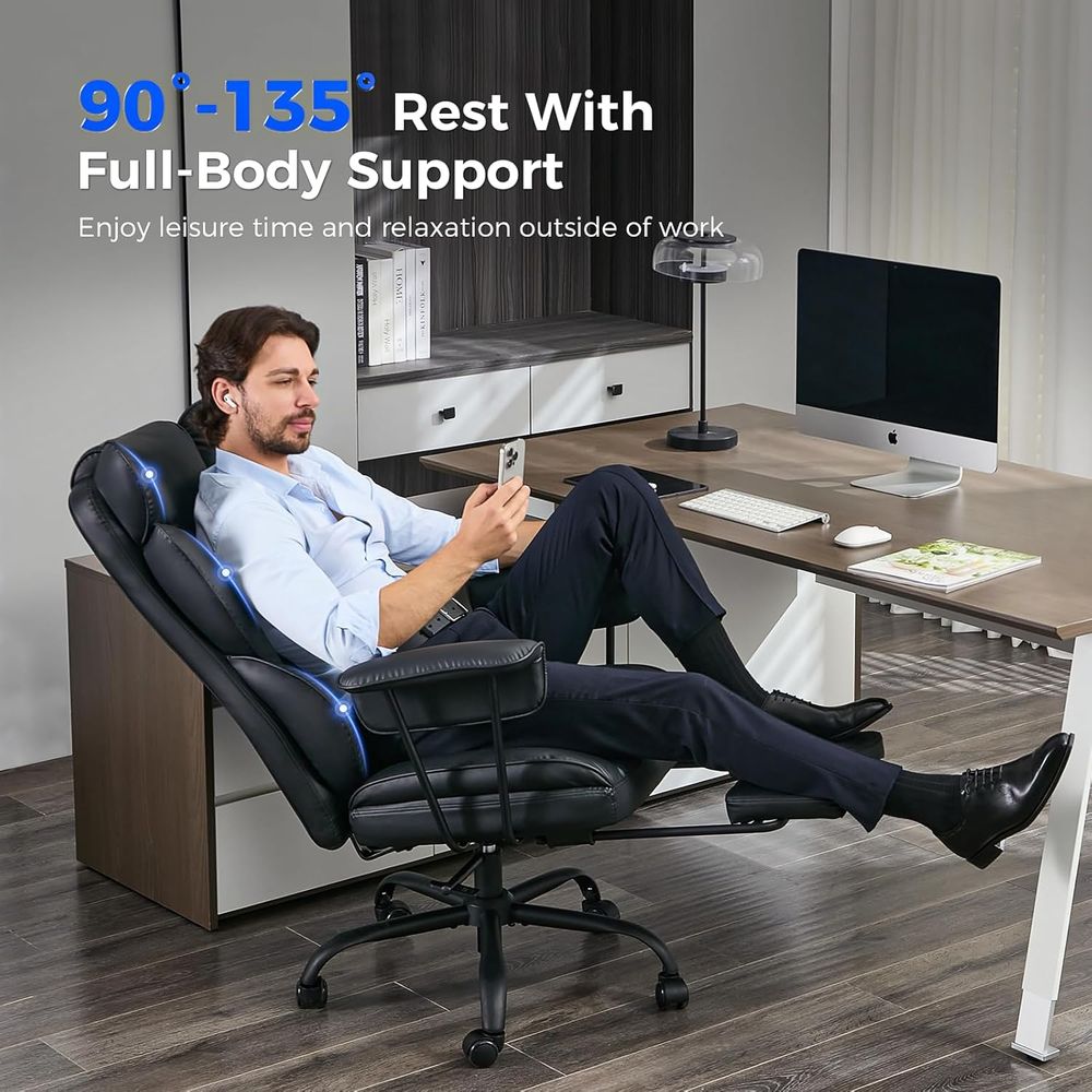 Big and Tall Oice Desk Chair - - Ergonomic Office Chair review and price