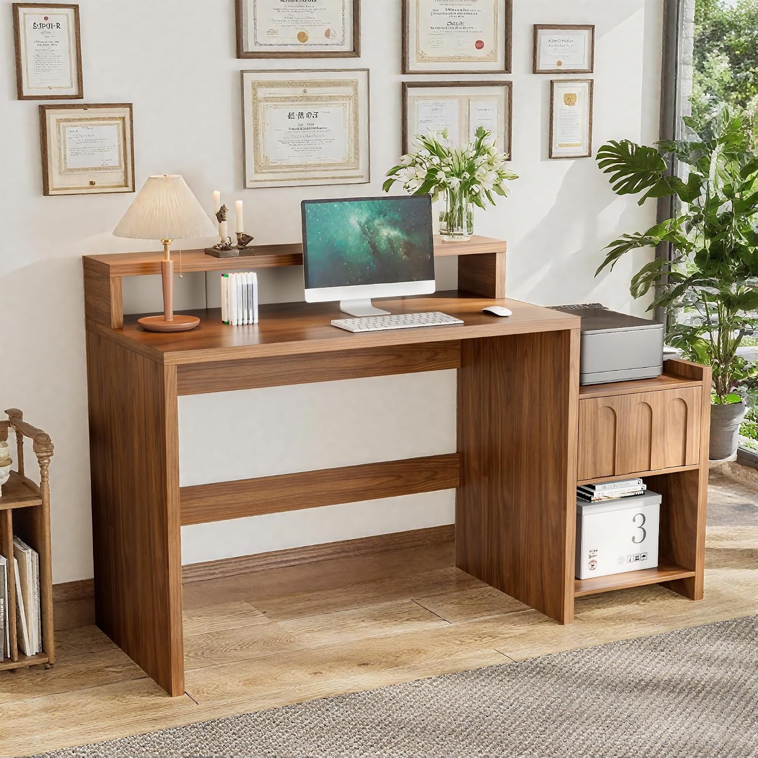 60 Inch Executive Desk with Dr - Home Office Work Table review and price