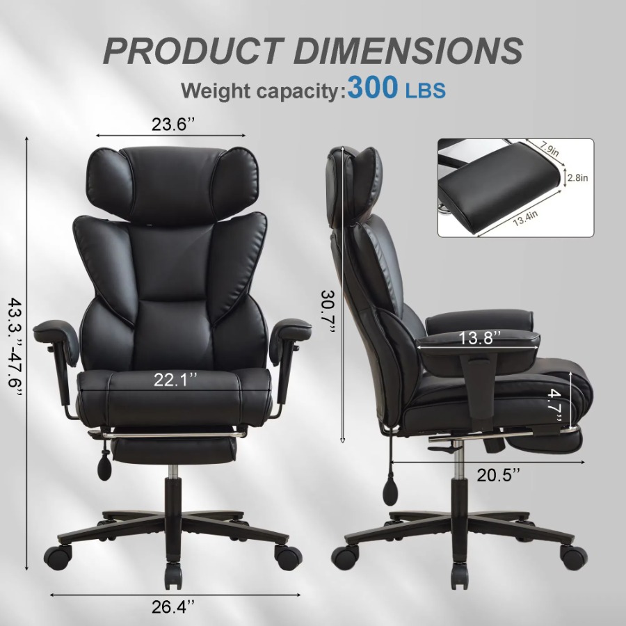 Office Chair with Foot Rest an - Ergonomic Office Chair review and price